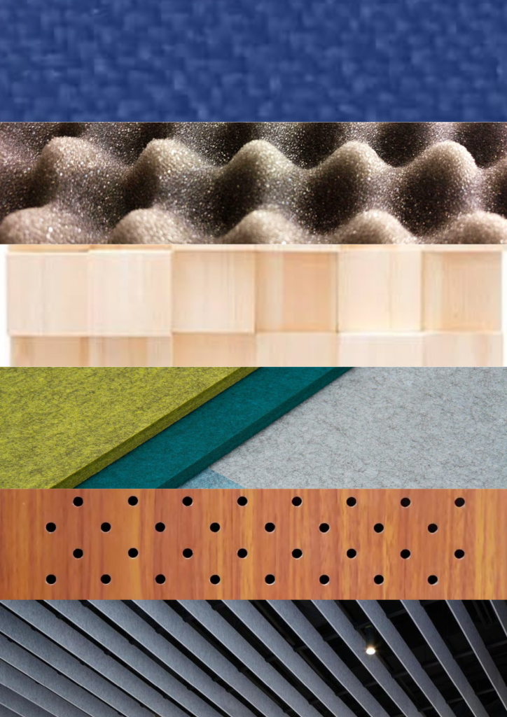Eco-friendly acoustic materials showcase