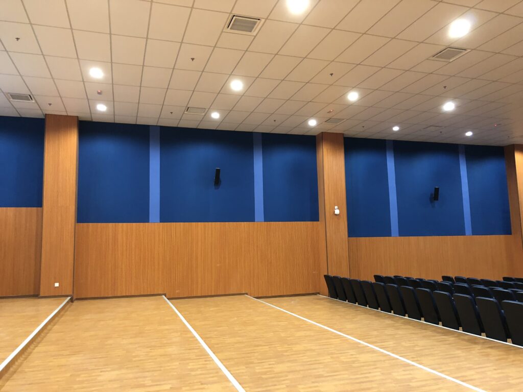 acoustic wall systems, acoustic fabric panels, timber acoustic panels