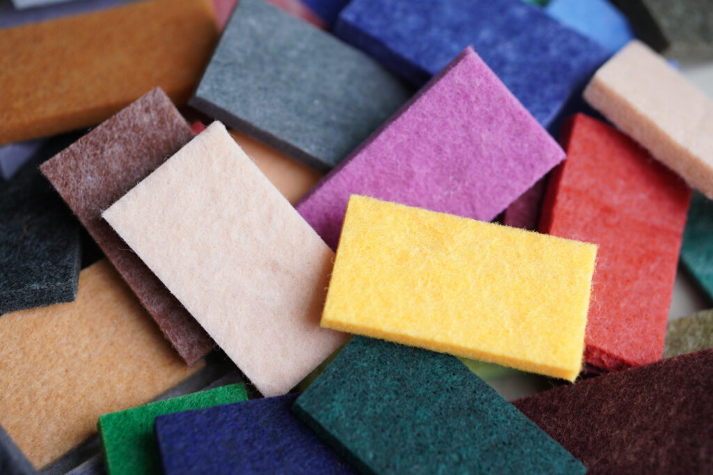 acoustic non toxic polyester fibre board for rooms