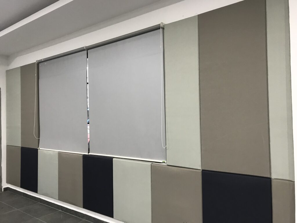 Classroom acoustic treatment improving speech clarity